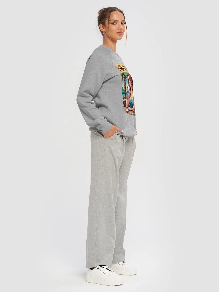 Powered by Coffee and Donuts Vibes Raglan Sweatshirt product image (32)