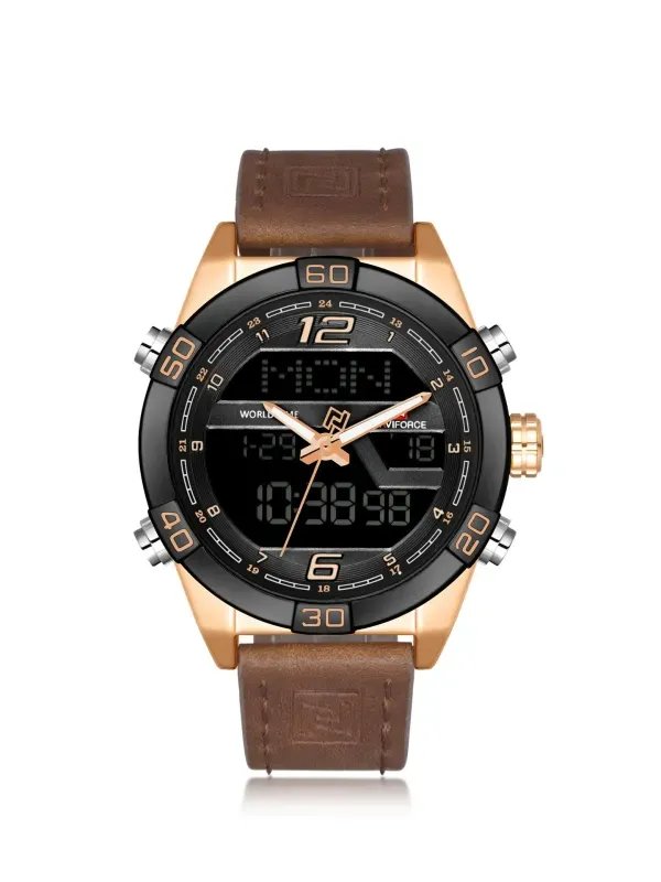 Men'S Watch Led Electronic Watch Waterproof Belt Quartz Men'S Watch Watch product image (5)