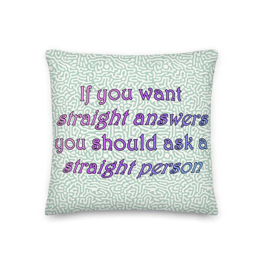 Straight Answers Pillow product image (5)