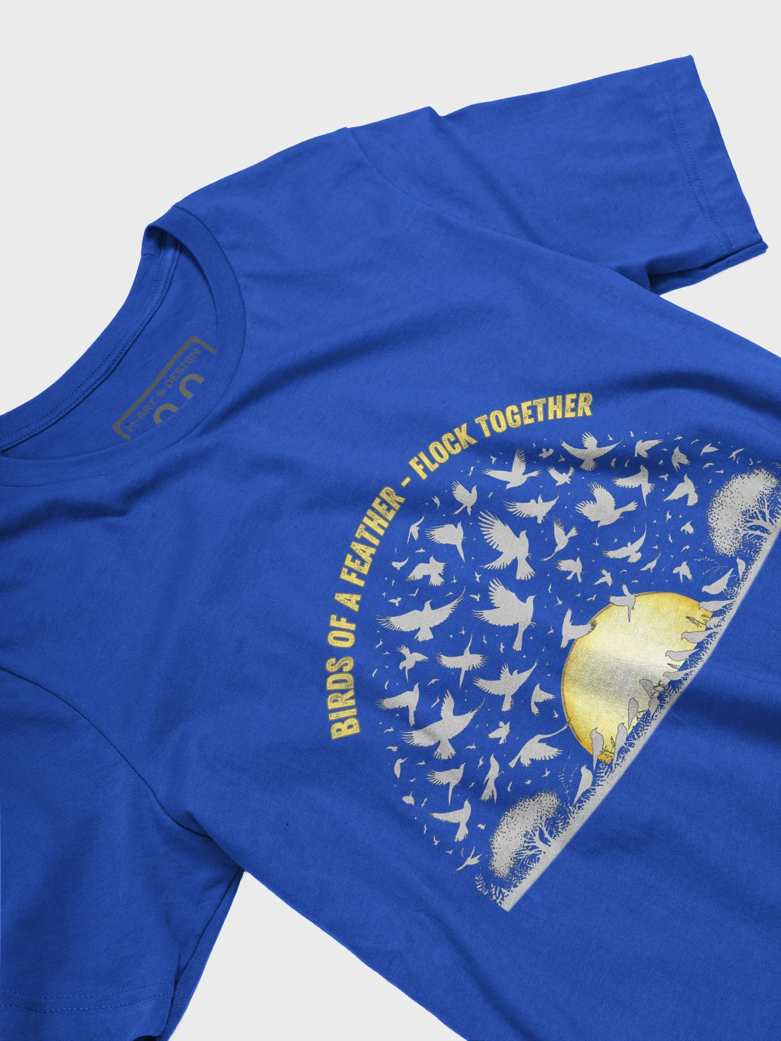 Birds of a Feather Graphic T-Shirt - Light Feather product image (3)