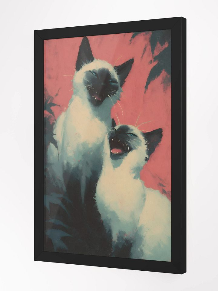 Chuckle Cats Framed Matte Poster product image (2)