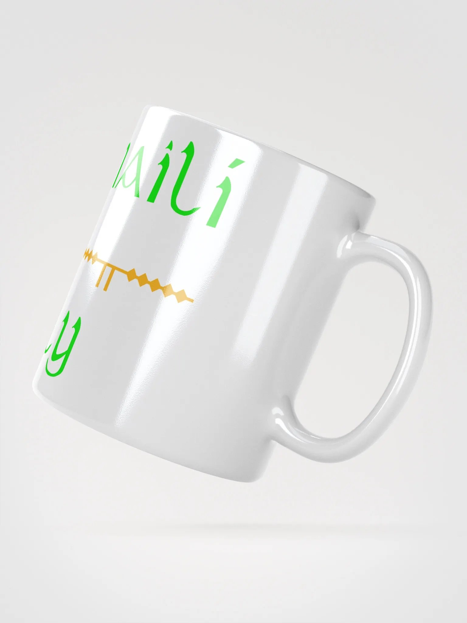 Offaly/Uíbh Fhailí - Scholastic style ogham Mug product image (3)