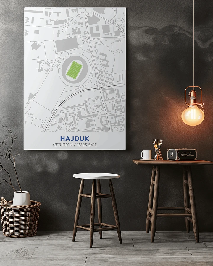 Hajduk Stadium Map Design Digital Download product image (2)
