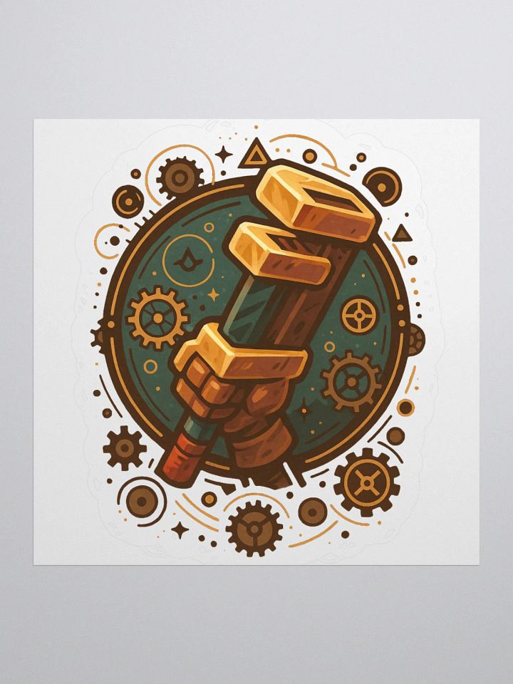 The Wrench Kiss Cut Sticker | Create Mod Art Decal | Automaton's Workshop product image (3)