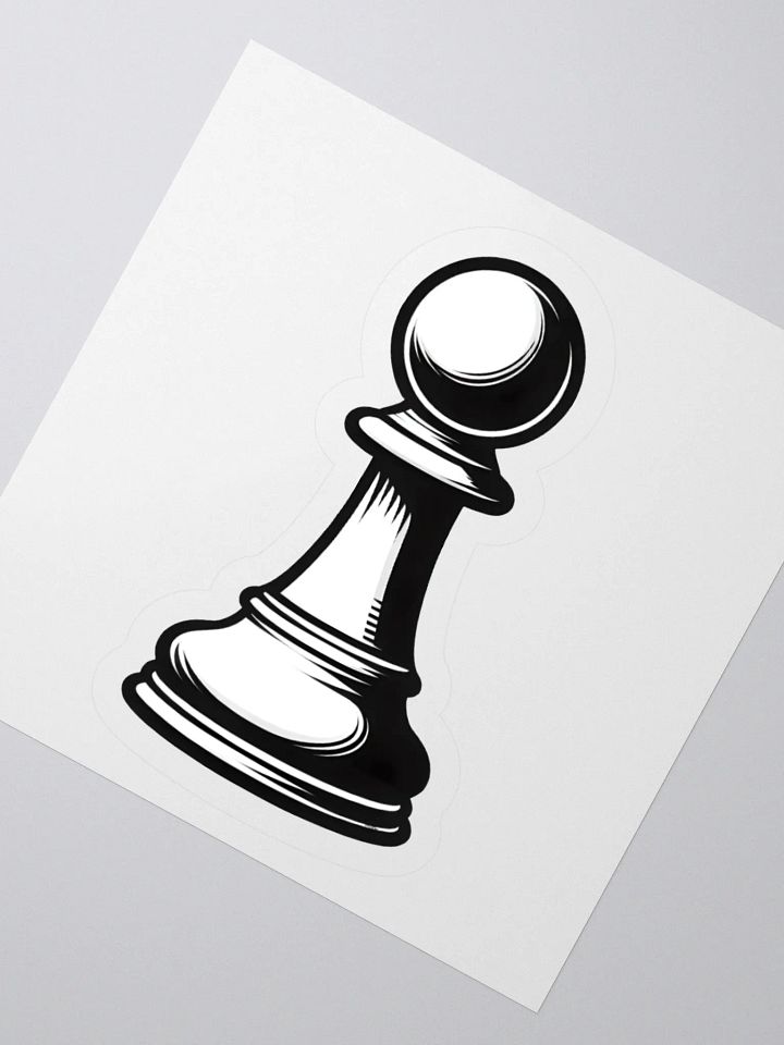 Classic Chess Pawn Piece sticker product image (4)
