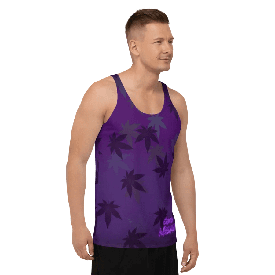 Tank Top Leafy Purple product image (10)