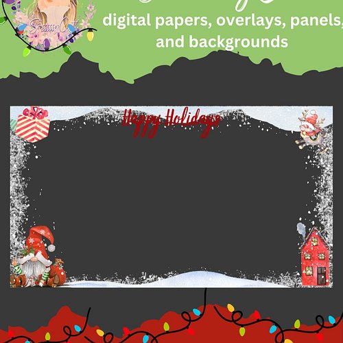 Happy Holidays with Gnomes overlay
❤️
What is included in this pack
1 OVERLAY ANIMATED ANIMATED (GIF) animated
1 OVERLAY ANIM...