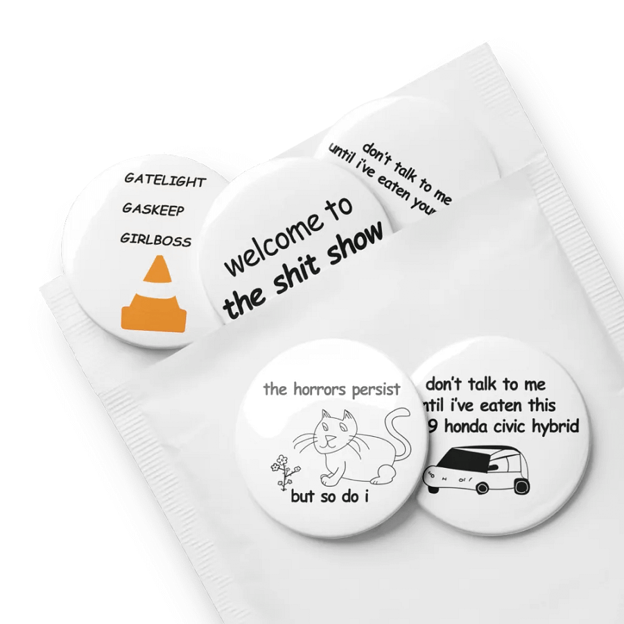 Comic Sans Collection Pin Set product image (4)