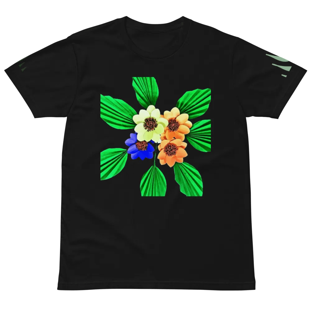 Floral Harmony Unisex Premium T-Shirt product image (6)