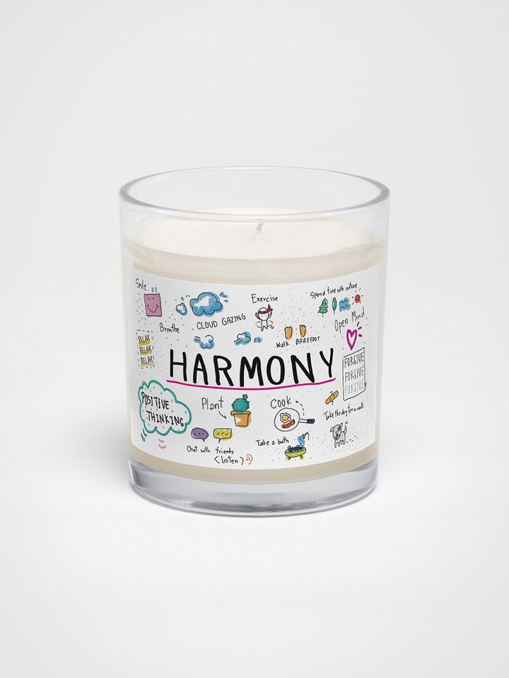 "Harmony" Illustrated Soy Wax Candle product image (1)