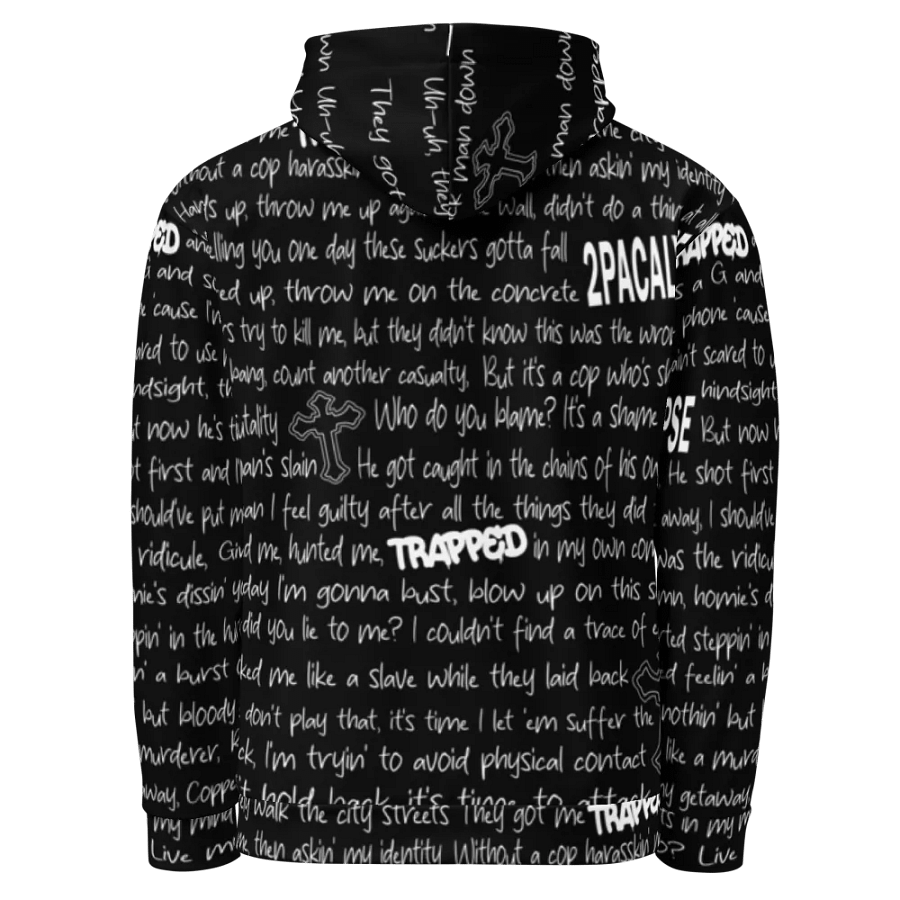 Trapped - 2Pac - BLACK - Unisex Hoodie product image (3)