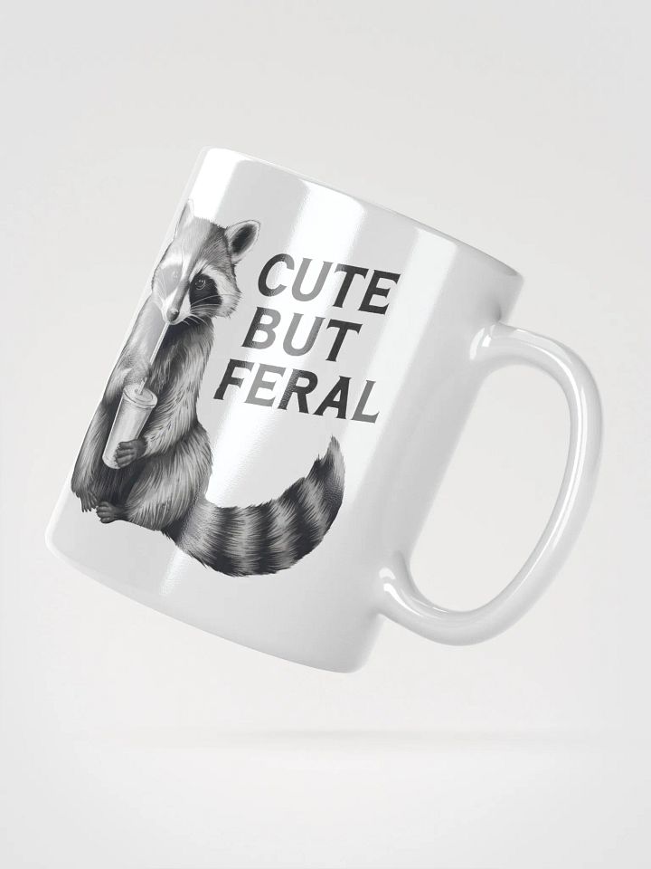 Cute But Feral Raccoon Mug product image (5)