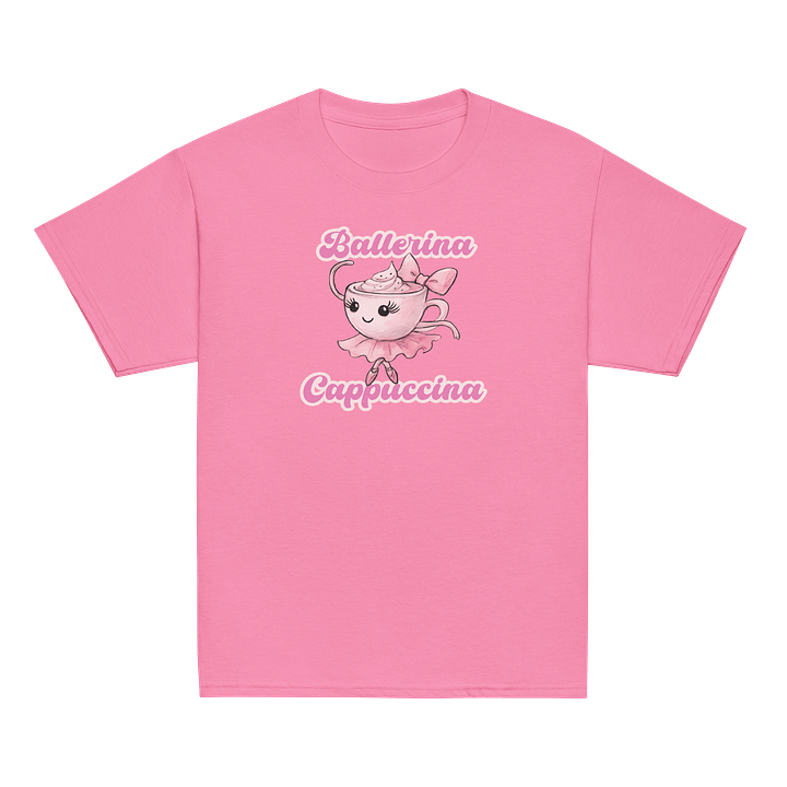 Ballerina Cappuccina – Watercolor Design Kids Tee product image (22)