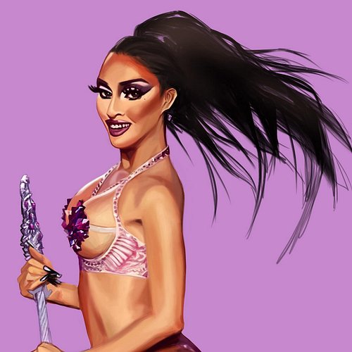 I painted this in 2023 when Sasha Colby was crowned, but never posted it !! 😭

Def need to do another painting. I rewatched S...