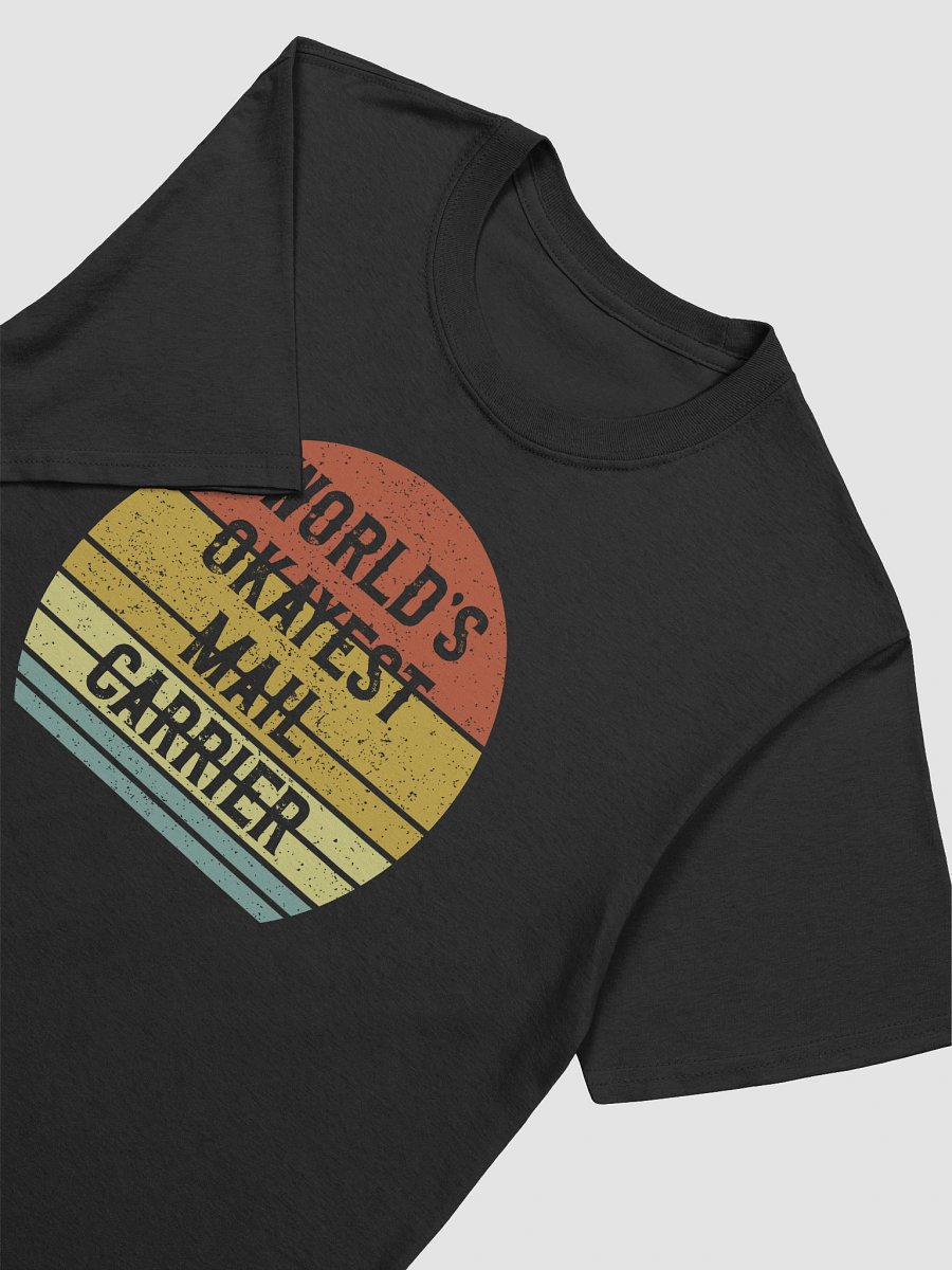 Retro 'World's Okayest Mail Carrier T-Shirt product image (9)