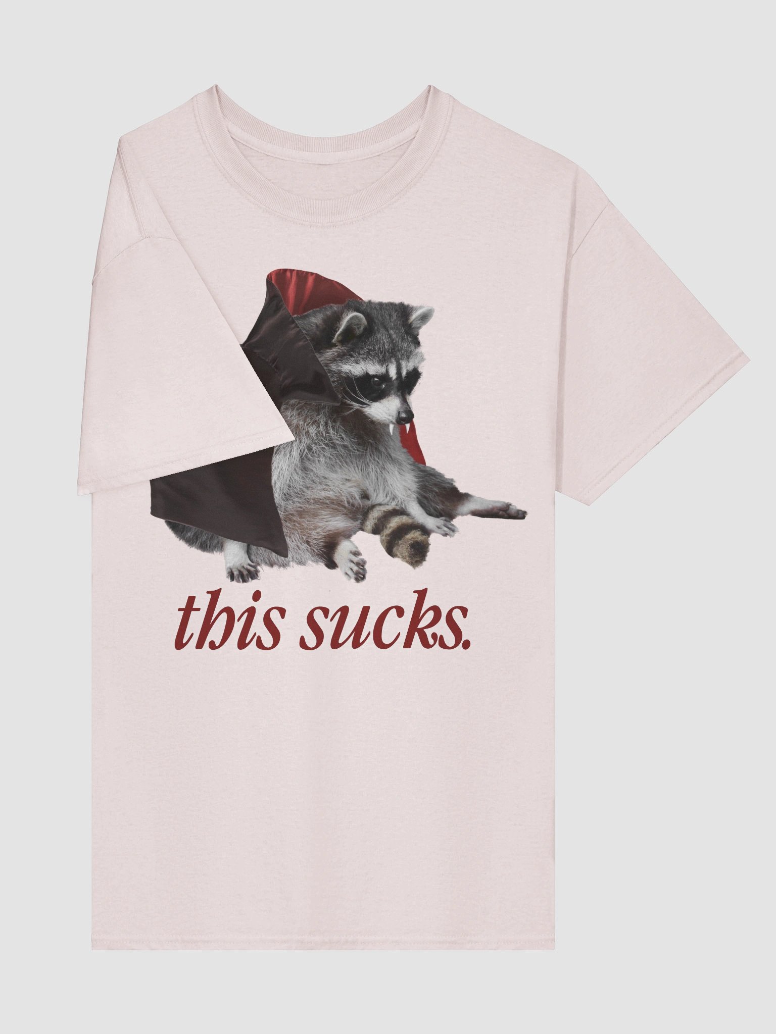 This Sucks - Halloween vampire raccoon t-shirt product image (4)