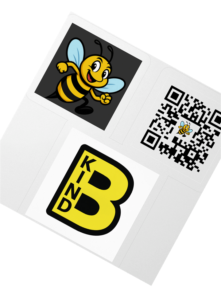 BKind Stickers with QR Code product image (6)