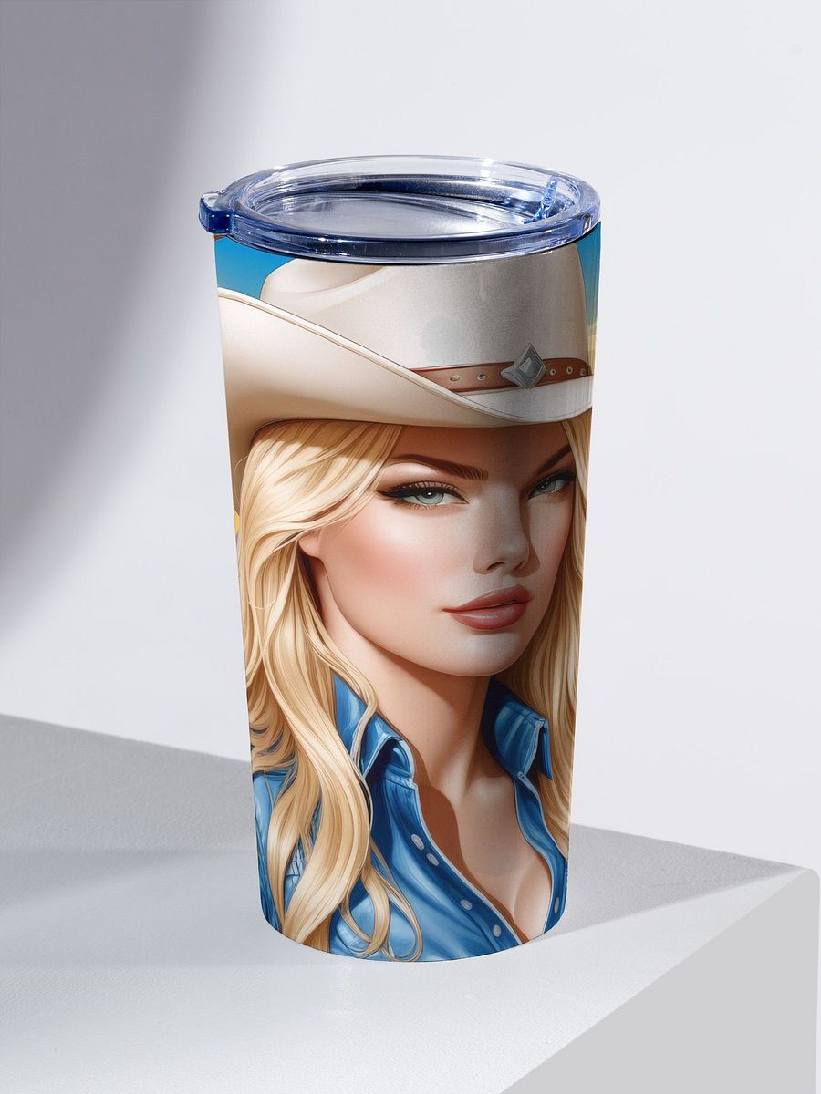 Beautiful Cowgirl 20 oz Stainless Steel Tumbler - V3 product image (3)