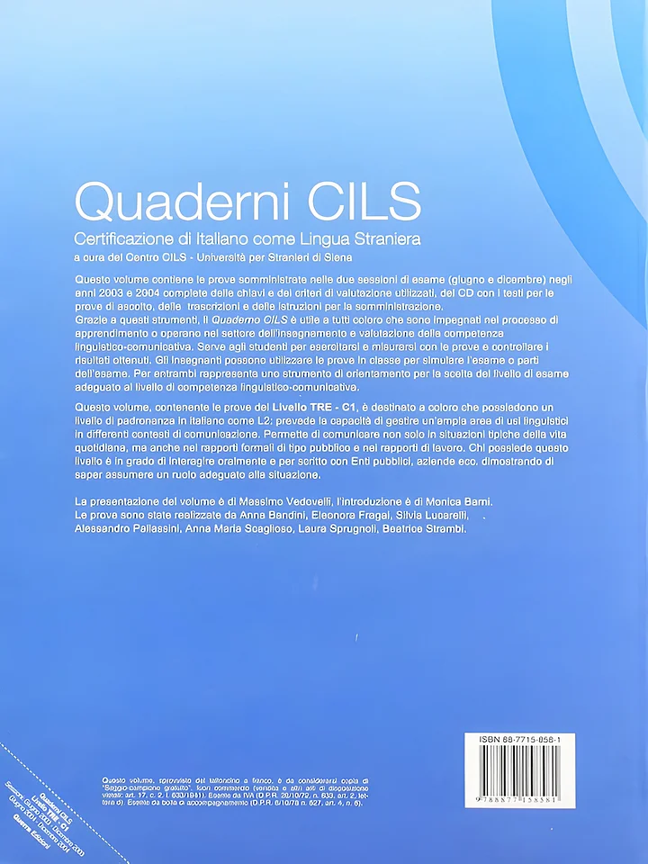 Quaderni Cils: Livello Tre-C1 product image (2)