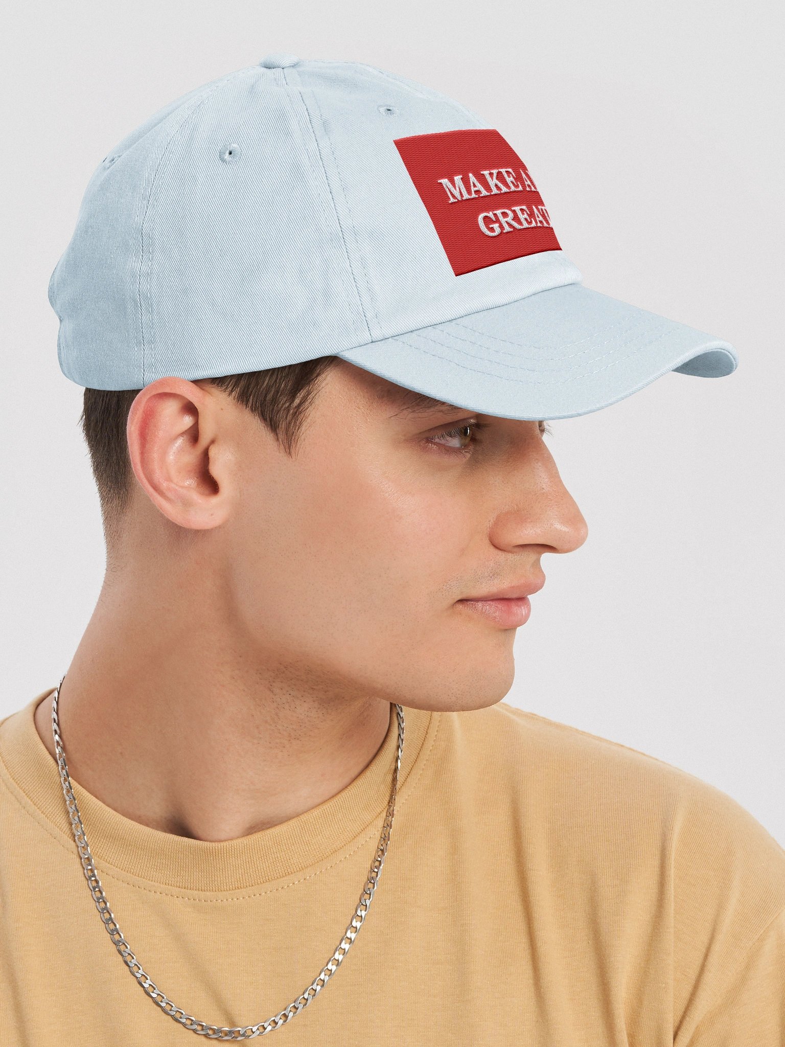 Adjustable Make America Great Again MAGA Red/White Hat for Men and Women - Political Trucker Cap product image (6)