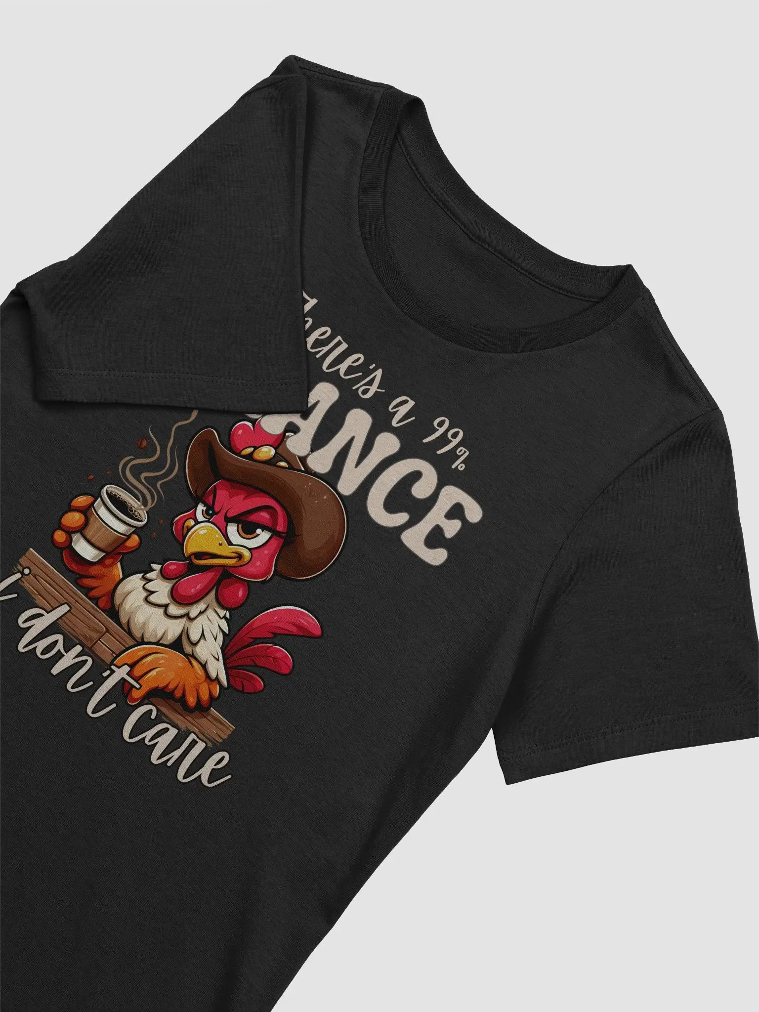 Funny Sarcastic 'I Don't Care' Relaxed Fit T-Shirt product image (4)