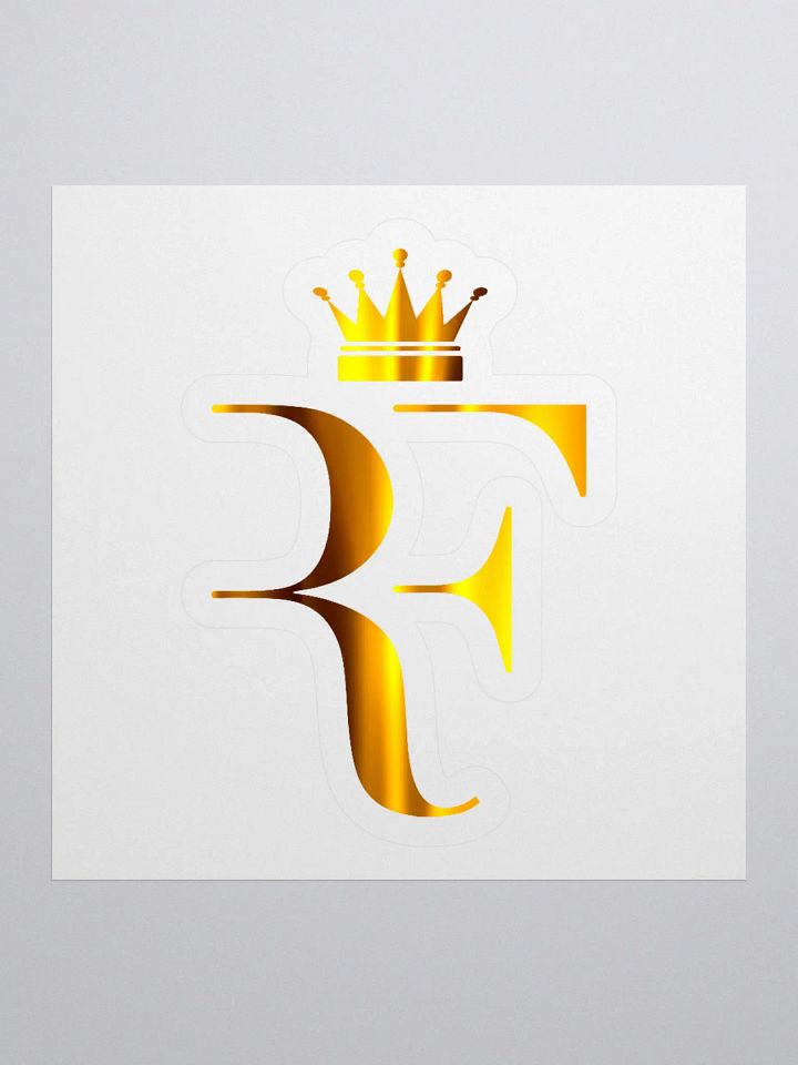 Royal RF Crown Kiss Cut Stickers product image (2)