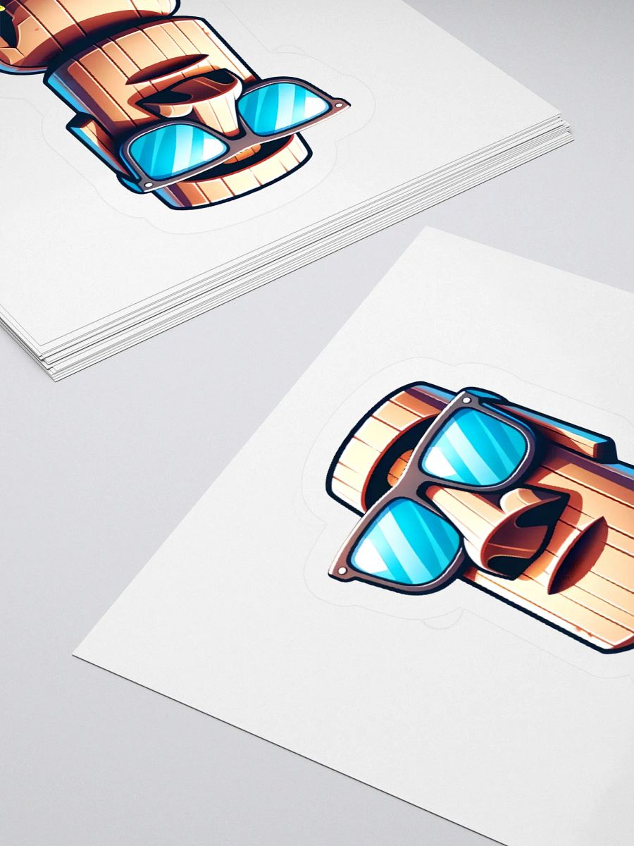 Chill Moai Sticker product image (4)