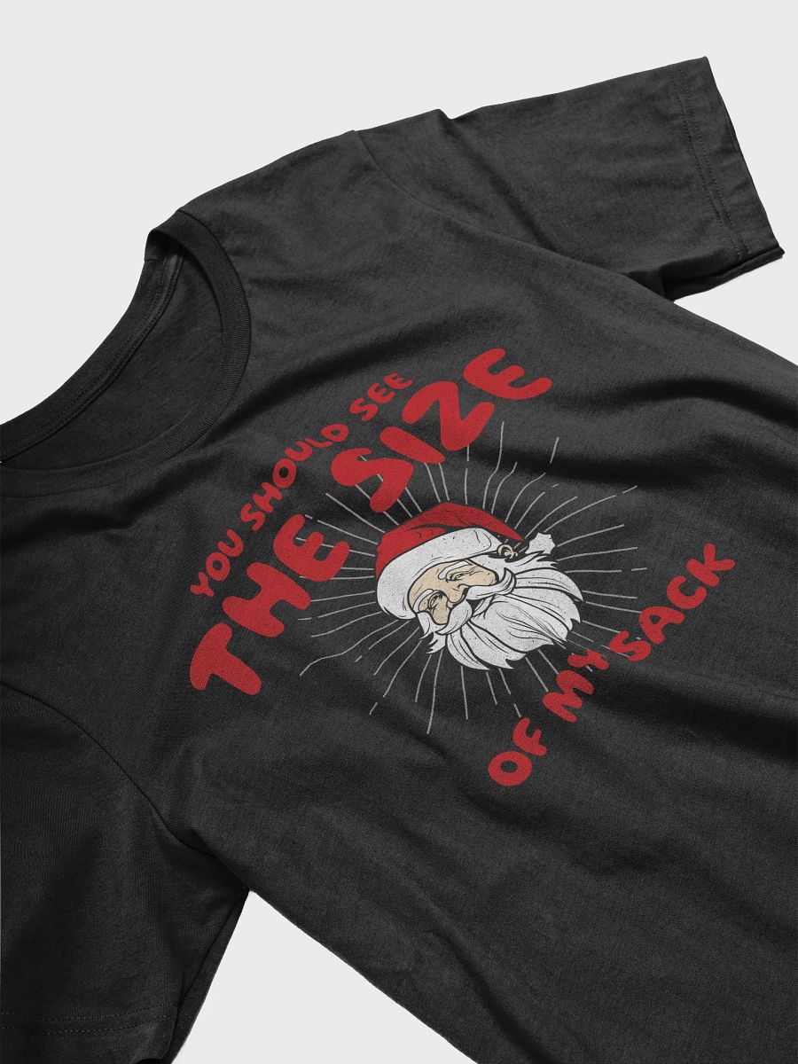 You Should See The Size of My Sack Funny Christmas Santa T-Shirt product image (3)