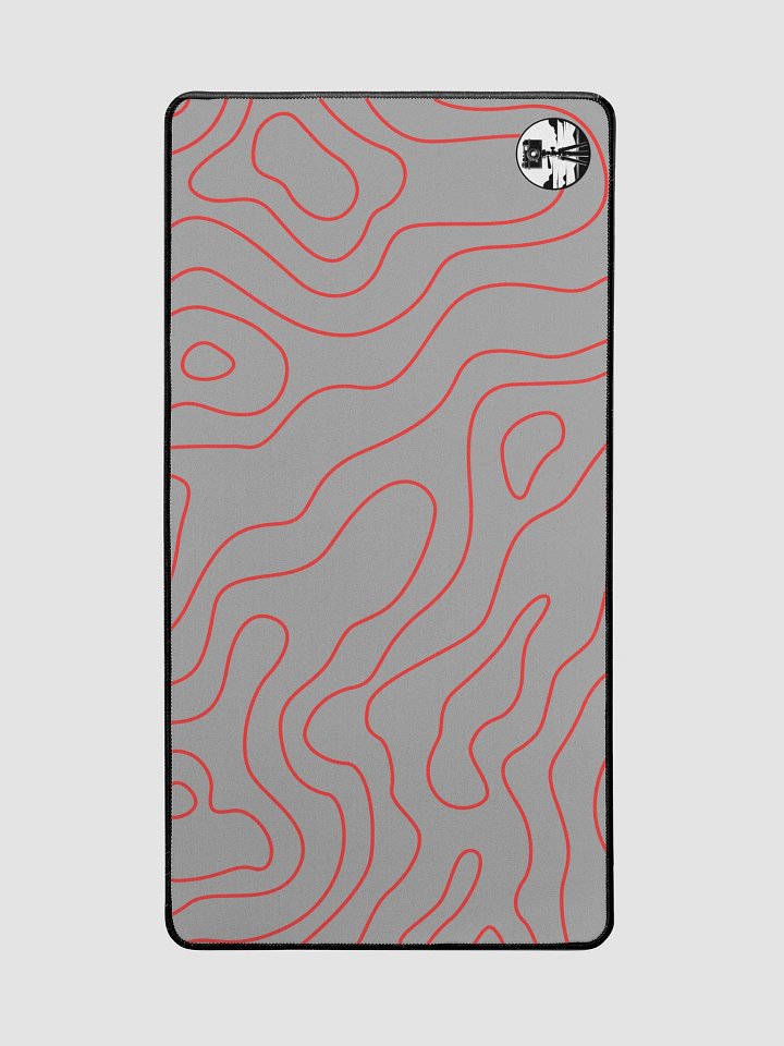 Red/Grey Damascus Deskpad product image (2)