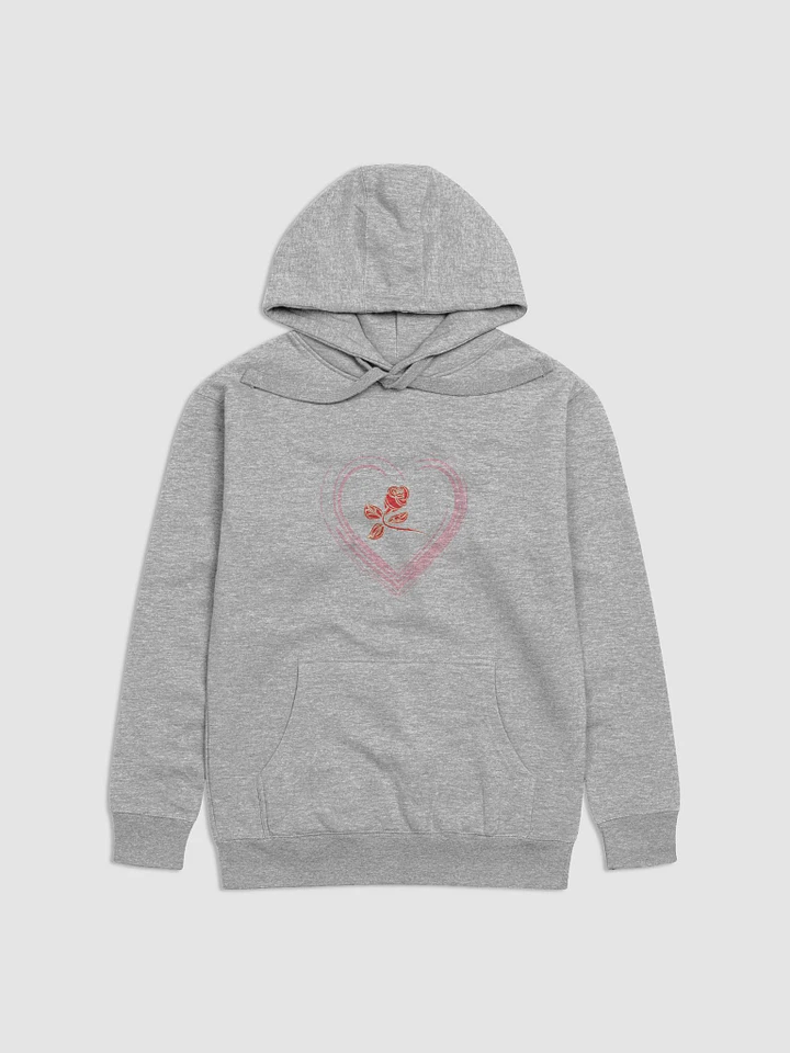 Golden Rose Heart Premium Hoodie product image (8)