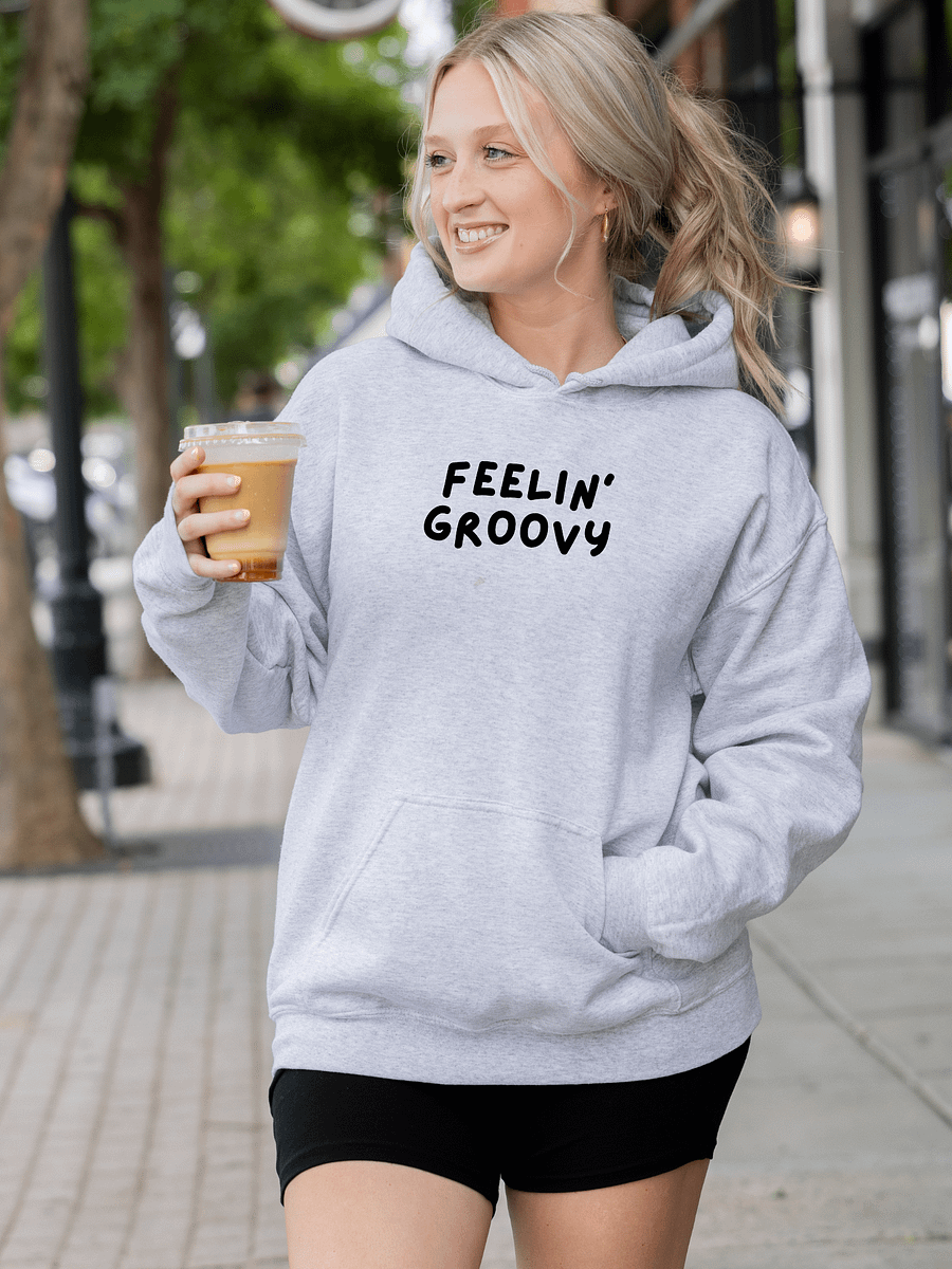 “Feelin’ Groovy” My Vibe Streetwear Hoodie product image (1)