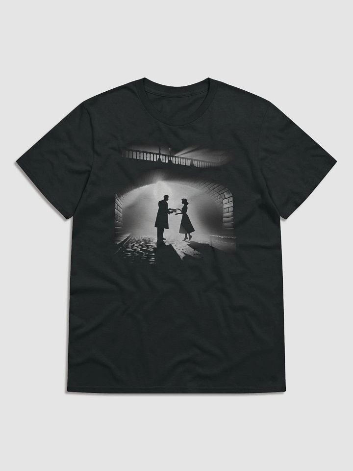 Mystical Encounter: Vintage Romance Under the Bridge (Front Print Womens Tee) product image (1)