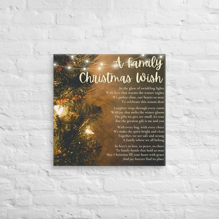 A Family Christmas Wish Canvas product image (2)