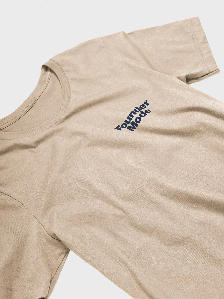 founder mode retro light t-shirt (100% cotton) product image (3)