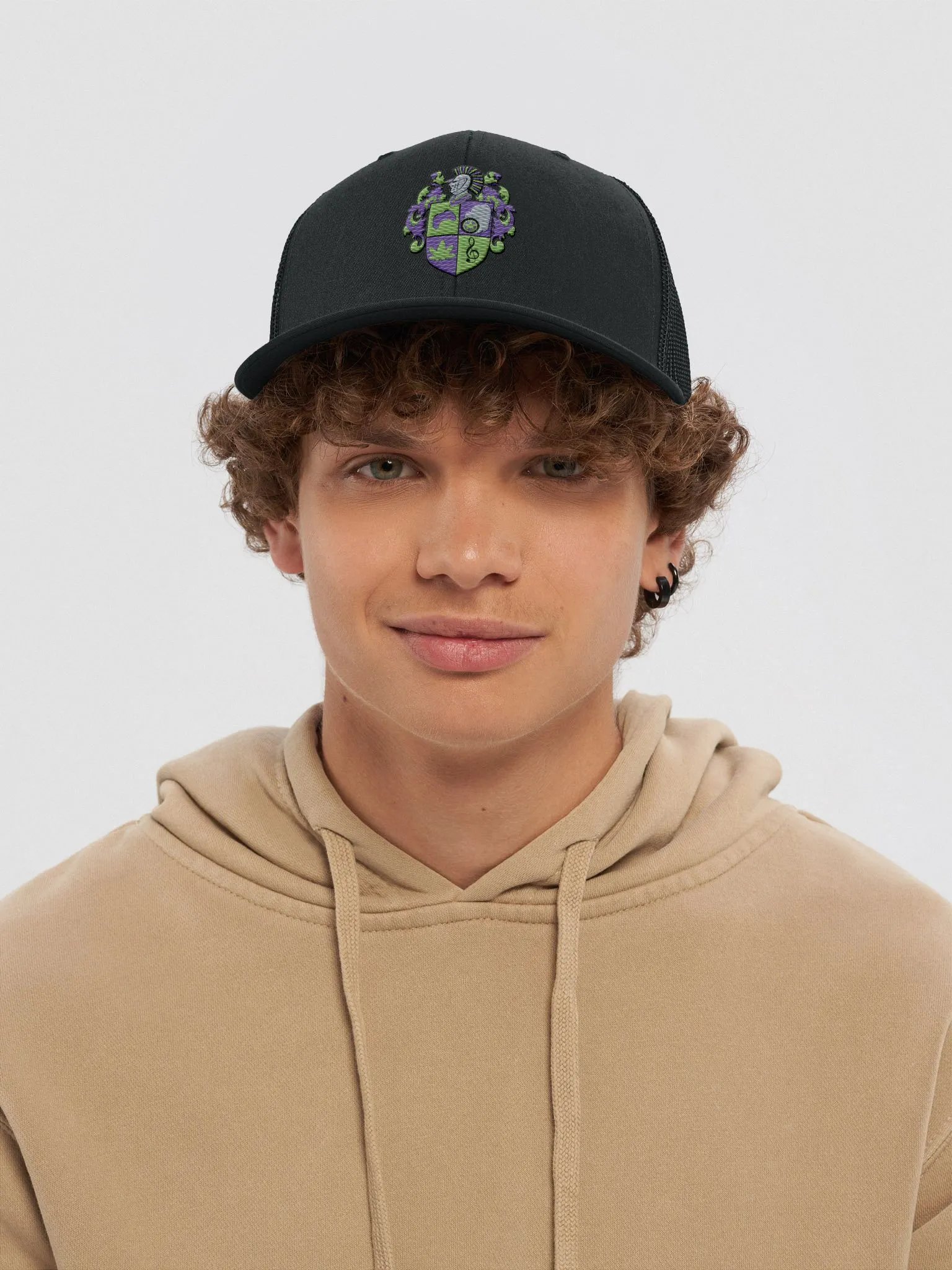 Crest Trucker Hat (Embroidered) product image (3)