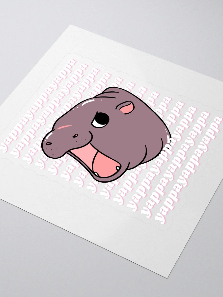 Moo Deng yappayappayappa sticker product image (3)