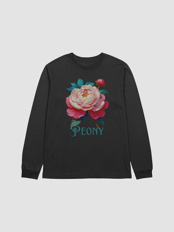 Floral Graphic | Long Sleeve T Shirt | Peony product image (1)