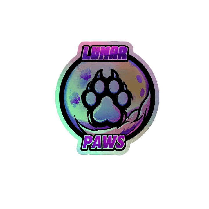 Lunar Paws Celestial Holographic Sticker Sheet product image (2)
