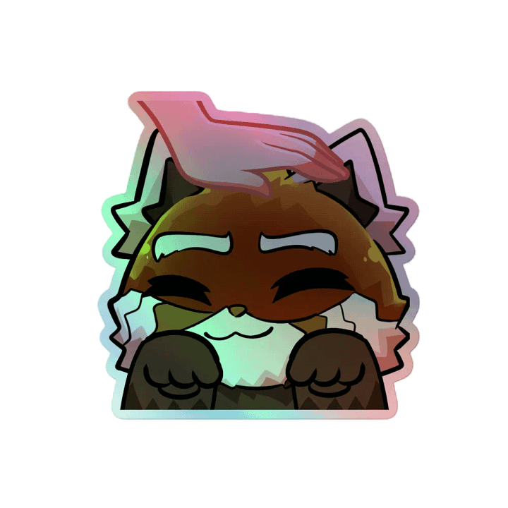 Holographic Headpat Sticker product image (2)