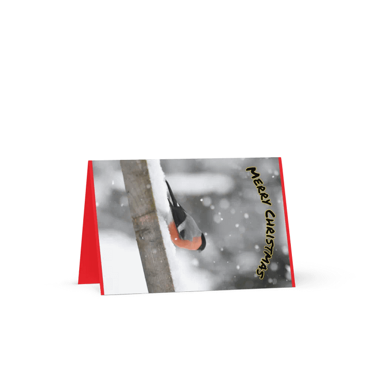 Greeting card: Bullfinch In Snow product image (2)