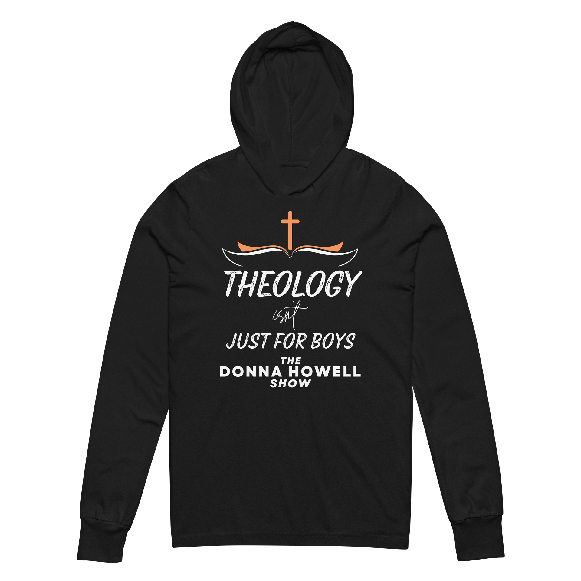 Theology Isn't Just for Boys Hooded Long Sleeve Tee product image (2)