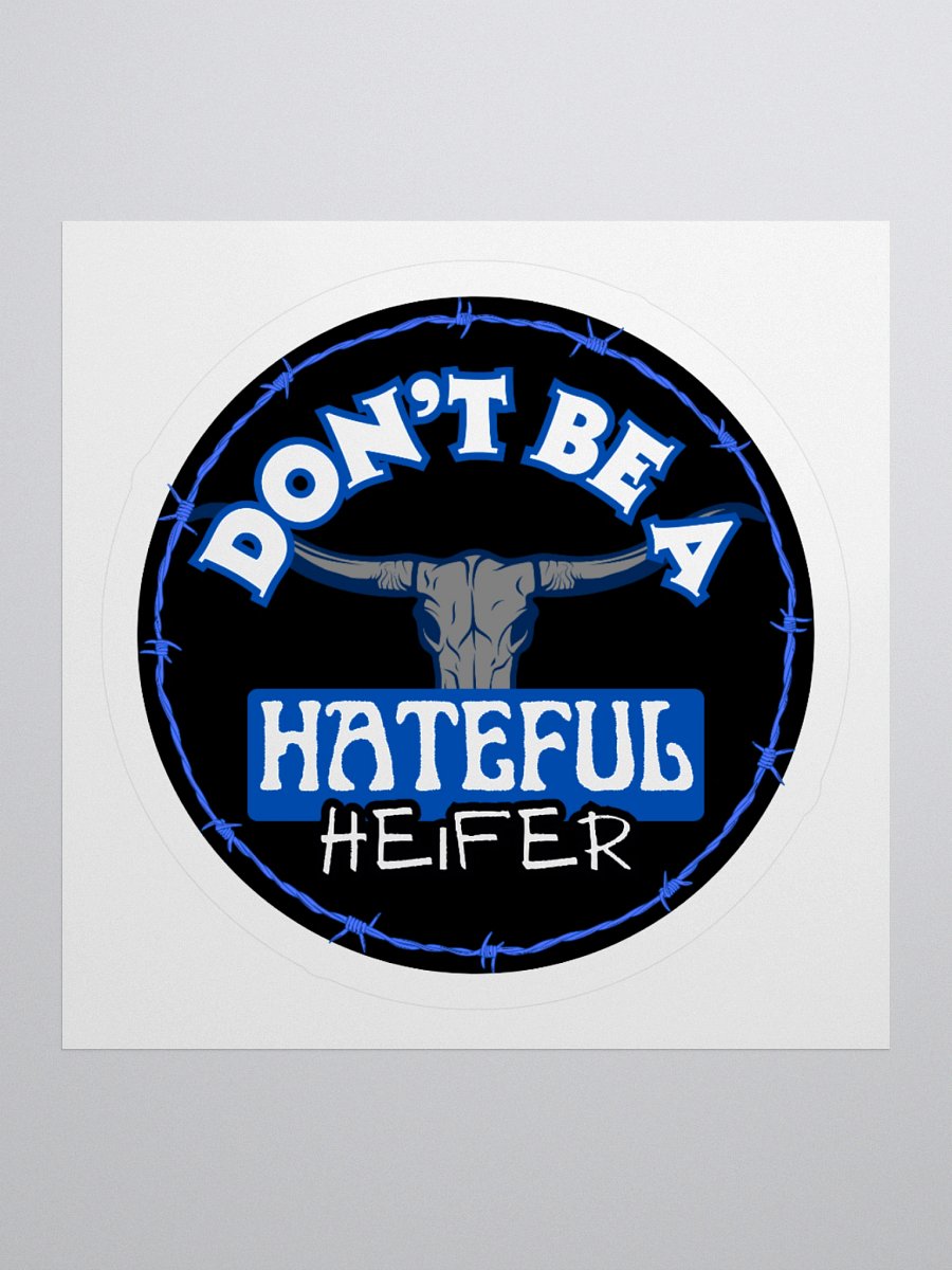 Hateful Heifer Kiss Cut Stickers product image (2)