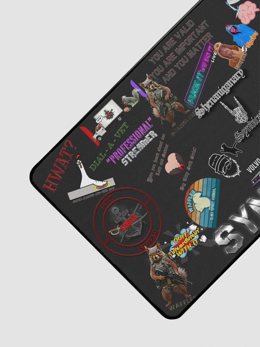 Sticker Bombed Desk Mat Large product image (3)