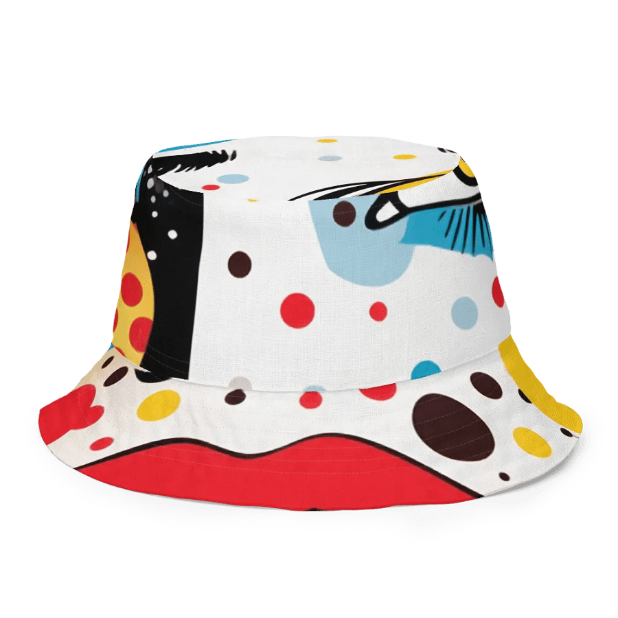Pop Art Glam | California, Los Angeles Reversible Bucket Hat product image (7)