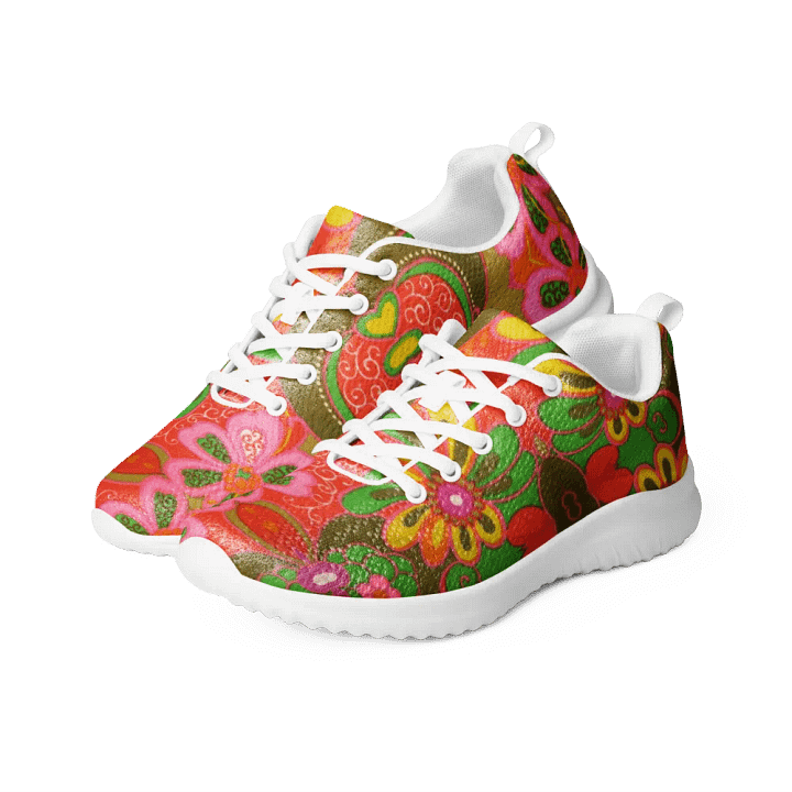 Flower Power Women's Lace Up Athletic Shoe product image (2)