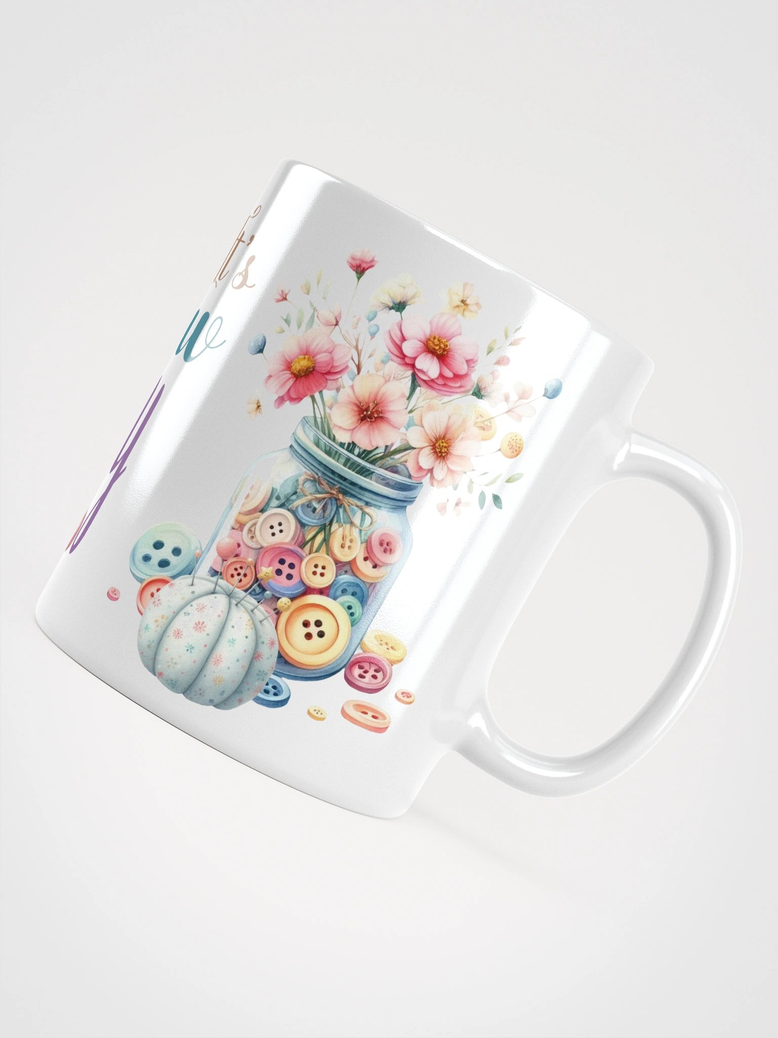 It's Sew Easy Crafty Floral Mug product image (6)