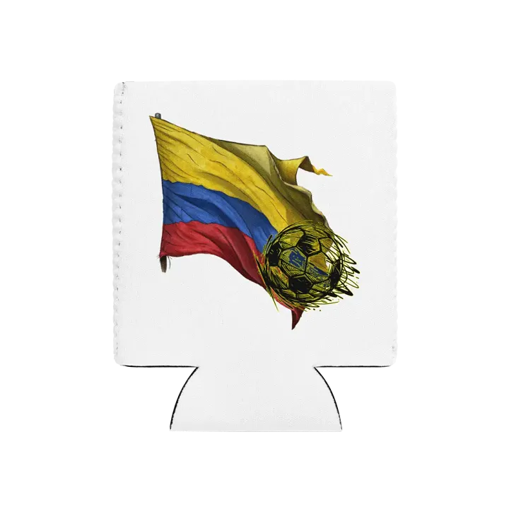 Colombian Flag Soccer Coozie product image (1)