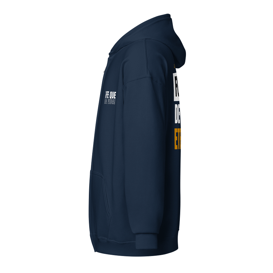 Sudadera Unisex con Capucha y Cremallera | Fuente de vida eterna product image (3)