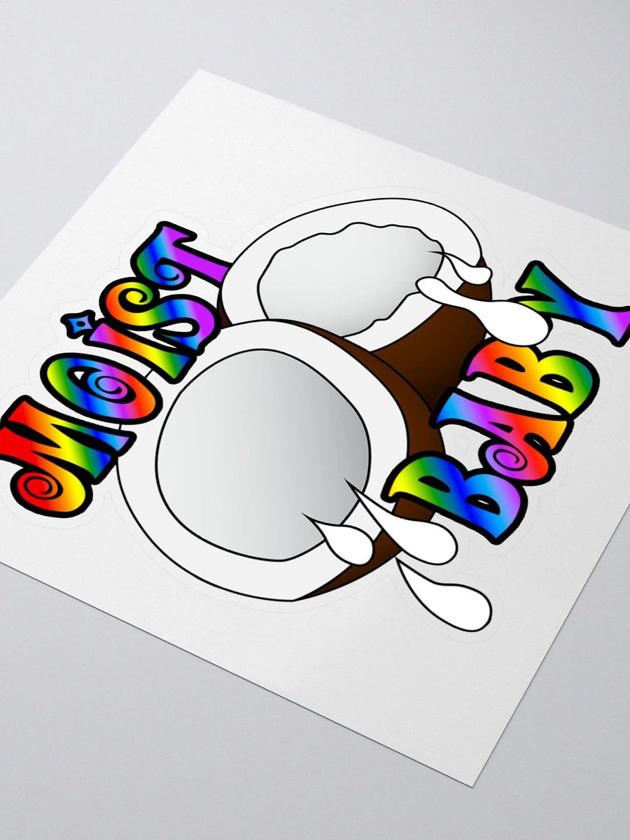 Moist Coconuts Sticker product image (7)