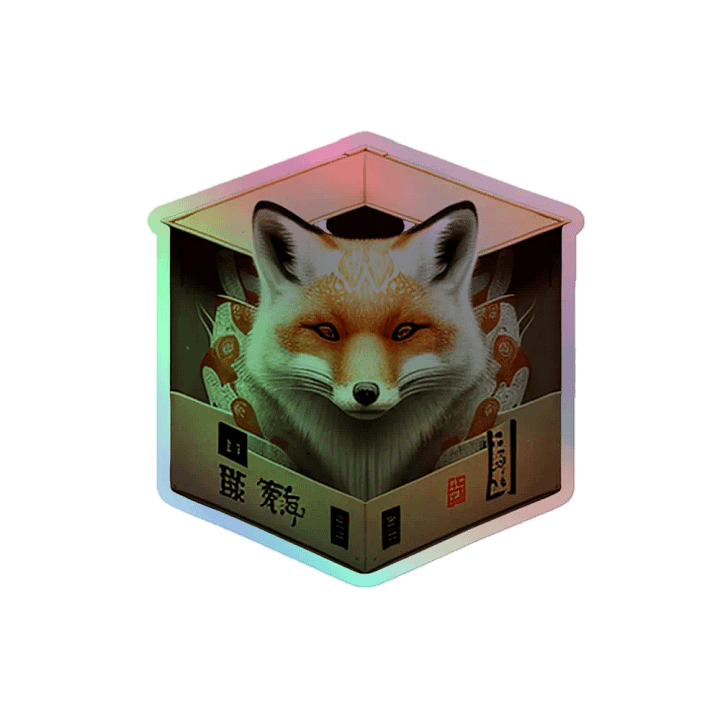 Holographic Sticker Fox Logo product image (1)